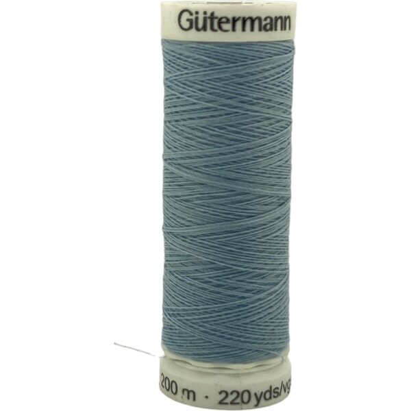Guetermann #100 Polyester Thread 200 m, 75 - Light Blue