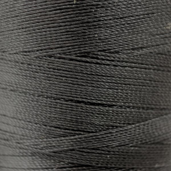 Coats Nylbond #40, Extra Strong Bonded Nylon Thread, 3000m, U9500 Black