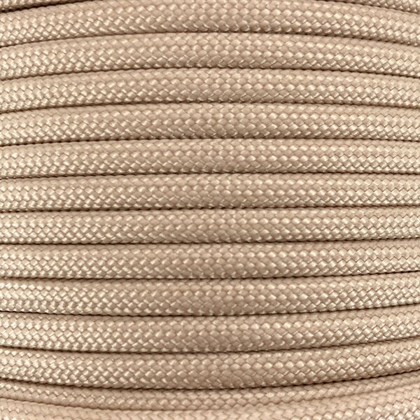 Paracord 550 Type III nailonnyöri, 38 väriä, Beige (068)