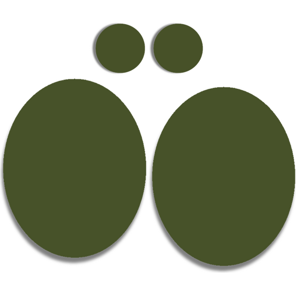 FabPatch Merino Repair Patches in Colours, Green