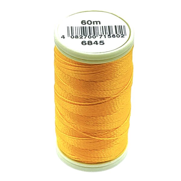 Coats Nylbond #60, Strong Bonded Nylon Thread In 56 Colors, 6845 - Yellowish Orange