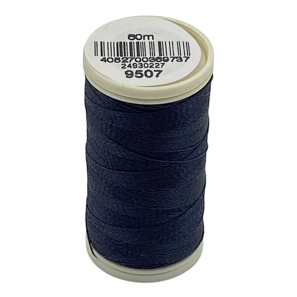 Coats Nylbond #60, Strong Bonded Nylon Thread In 56 Colors, 9507 - Very Dark Blue