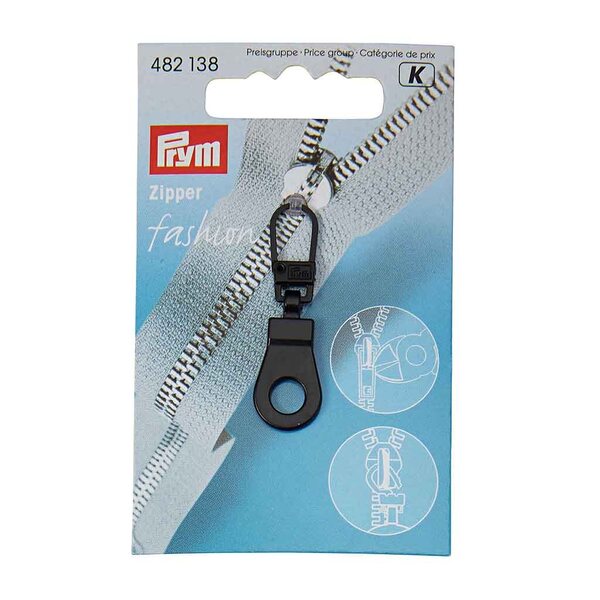 Prym Zipper Pull Tab, Eyelet