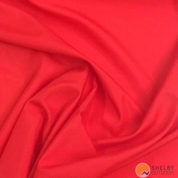 Microfiber Wind Breaker Fabric 76 g/m², Red (7411)