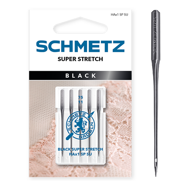 Schmetz Black Super Stretch ompelukoneneulat