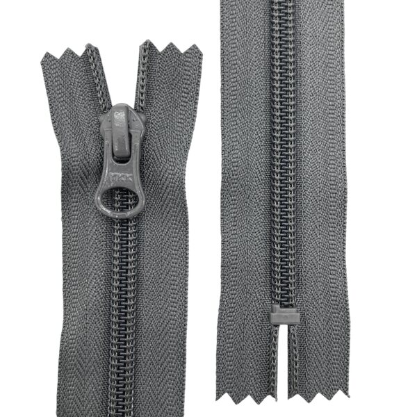 5C spiraaliumpiketju, 20 cm, Wolf Grey harmaa (306), Natulon® (Recycled Polyester)