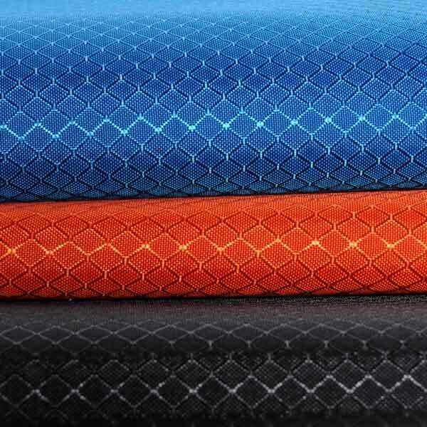 Diamond Ripstop Nylon, Blue 1 meter piece