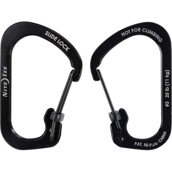 Nite Ize SlideLock #2 Steel Accessory Carabiner