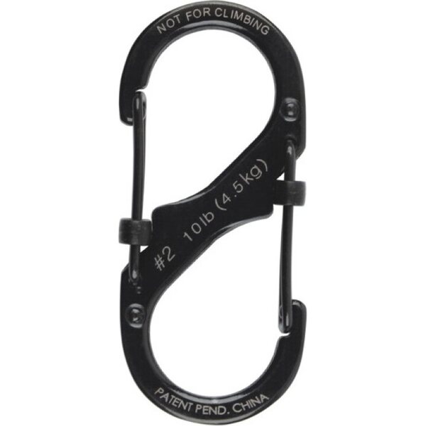 Nite Ize S-Biner SlideLock #2 Steel Accessory Carabiner