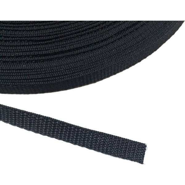 Webbing 10 mm PP, Black