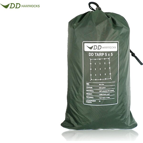 DD Hammocks Tarp 5 x 5, 2030 g
