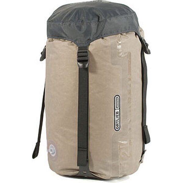 Ortlieb Compression Dry Bag PS10 kompressio pakkauspussi venttiilillä ja hihnoilla, 12 l