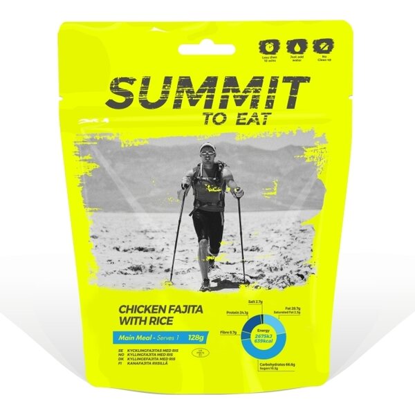 Summit To Eat Chicken Fajita with Rice Outdoor Meal