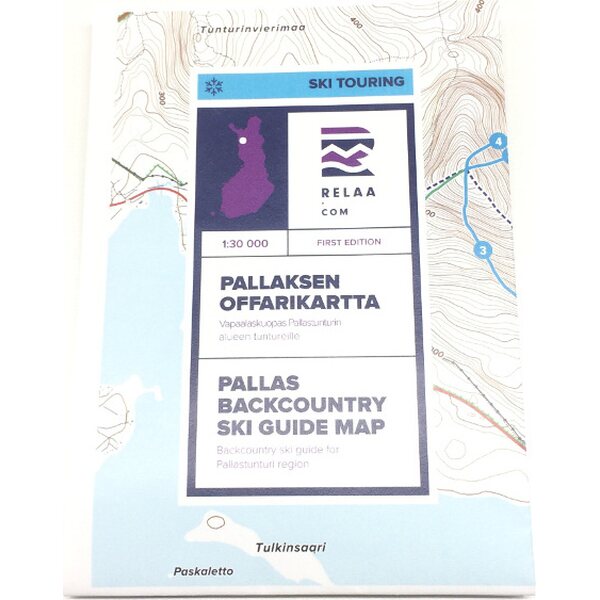 Pallas Backcountry Ski Guide Map