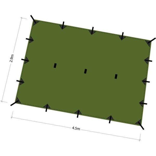 DD Hammocks Superlight Tarp XL 4.5 x 2.9m 680g