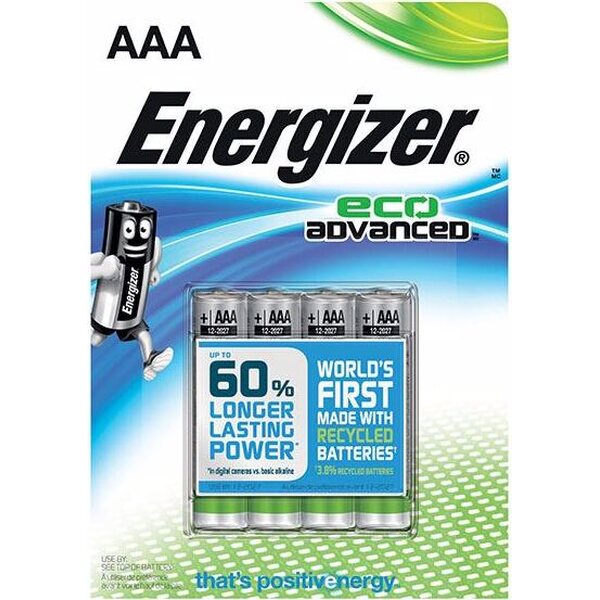 Energizer Eco Advanced AAA-paristo 4kpl