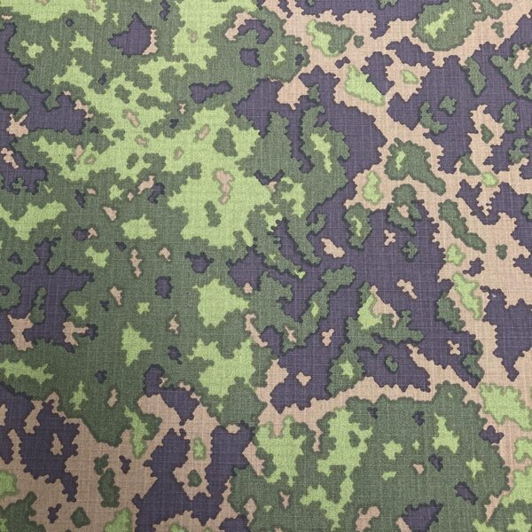 Polycotton Ripstop in M05 Camouflage 210 g/m², DWR treated