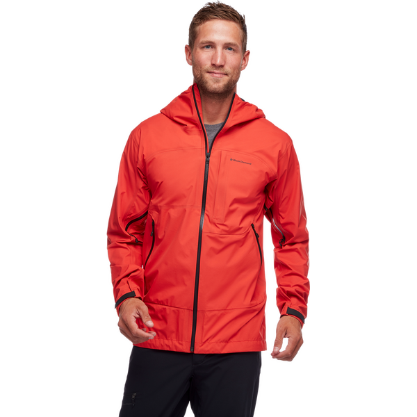 Black Diamond HighLine Stretch Rain Shell takki, miesten