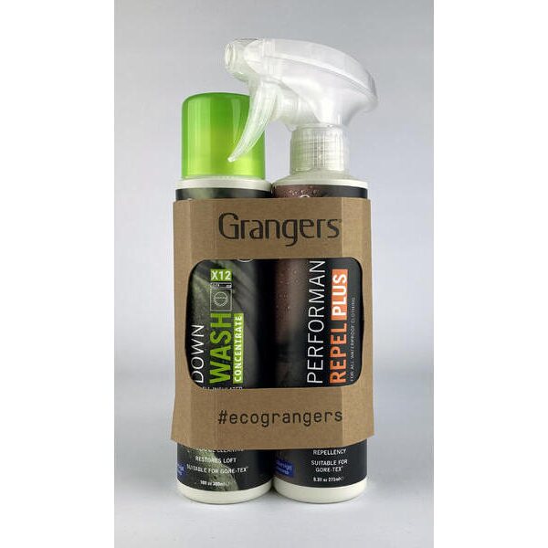 Grangers Down Wash Concentrated 300 ml pesuaine + Performance Repel Plus Spray 275ml kylläste