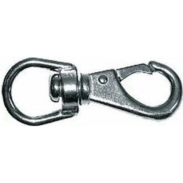 Stainless Steel Carabiner with Swivel 69mm