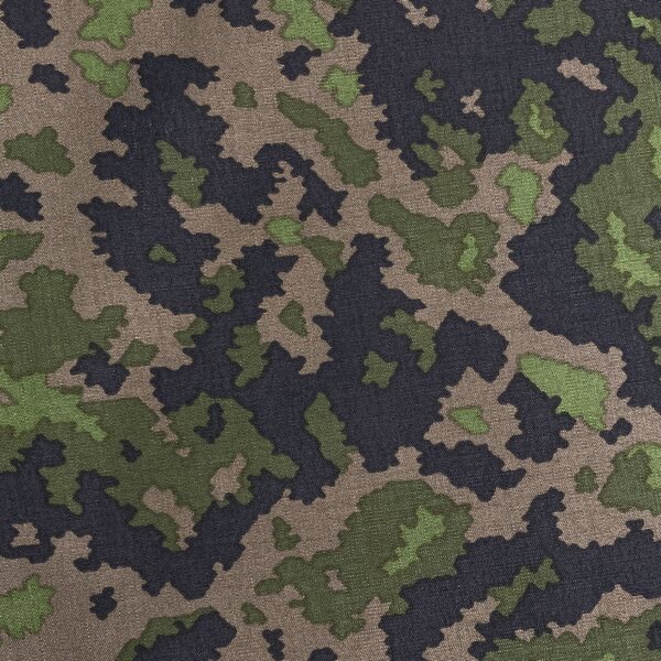 Foxdura 500D, PU-pinnoitettu, vettähylkivyyskäsitelty (DWR) M05 Camo