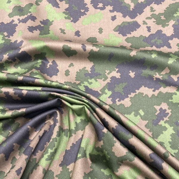 Cooltex 3 Puuvillapolyesteri M05 Maastokuvio,  275 g/m², DWR-käsitelty