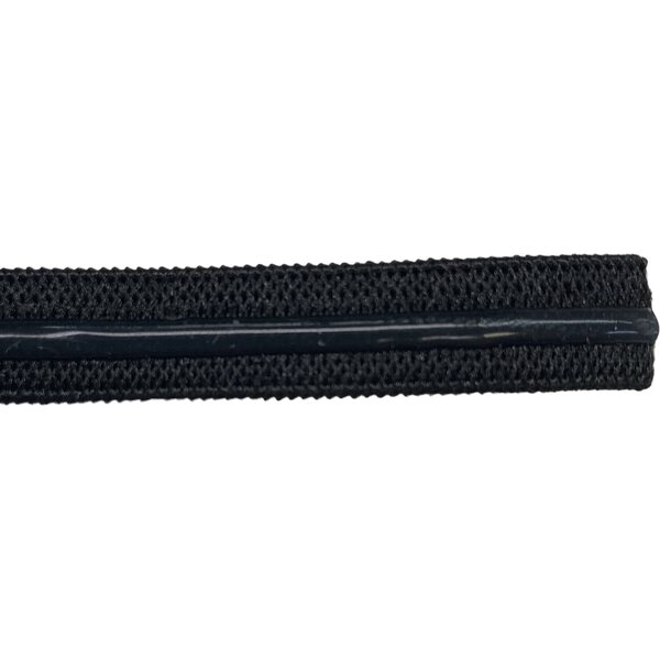 Kuminauha 10 mm silikonisella luistonestoraidalla