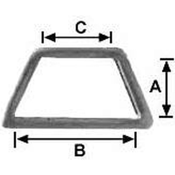 Hampton Works Aluminium Trapezium Ring
