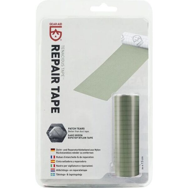 GearAid Tenacious Tape Repair Tape, Sage Green