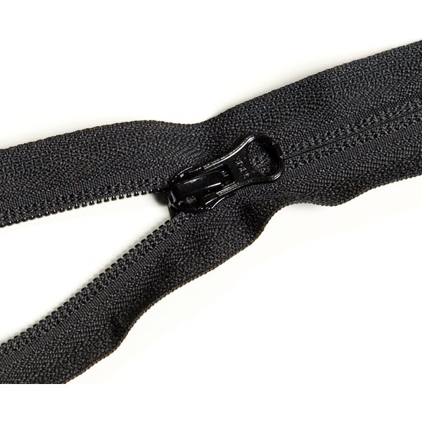 5C Closed-End Reverse Coil Zipper, 30 cm, Black, Natulon® (Recycled Polyester)