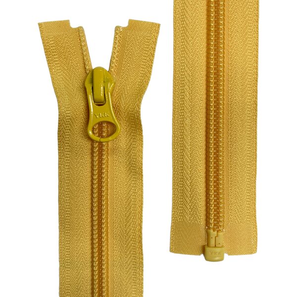 5C Separating Coil Zipper, 85 cm, Yellow, Natulon® (Recycled Polyester)