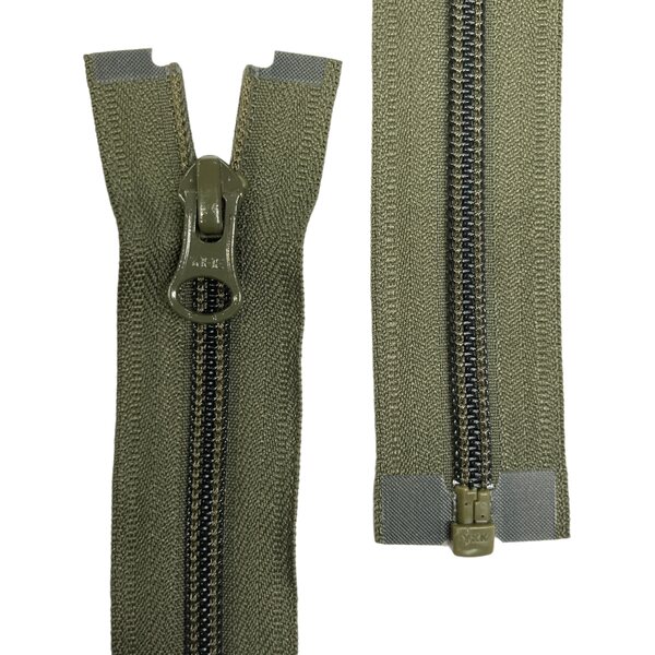 5C Closed-End Coil Zipper, 20 cm, Olive Green, Natulon® (Recycled Polyester)