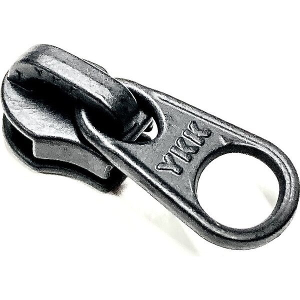 Non-Lock Slider for 3C Coil Zipper, Matt Black, YKK 3C DFW