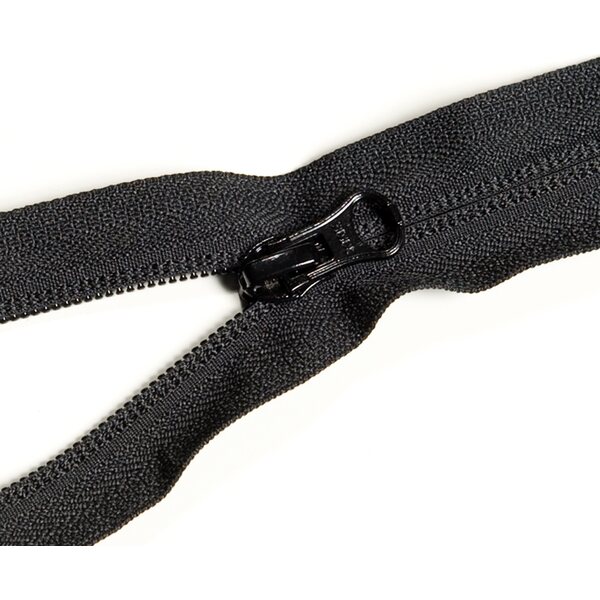 5C Closed-End Reverse Coil Zipper, 20 cm, Black, Natulon® (Recycled Polyester)